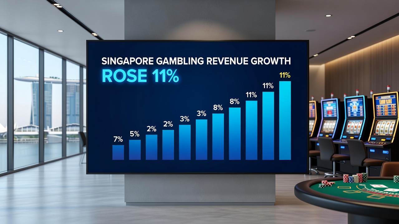 Sports betting terminals and screens showing July 2026 Louisiana handle statistics